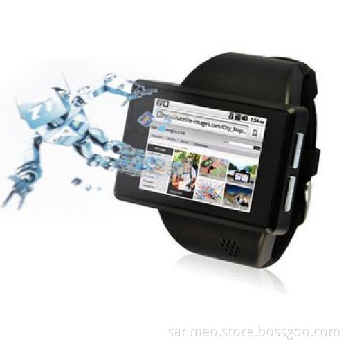 Smart Watch Phone, 2" TFT LCD Touch Screen/Android OS/Dual core/GPS Wi-Fi Bluetooth G-sensor